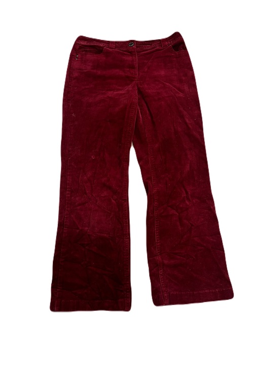 Reitmans Pants - Burgundy Reitman Corduroys